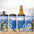 Personalized Nicaragua Christmas 4 in 1 Can Cooler Tumbler Turquoise-Browed Motmot With Coat Of Arms - Wonder Print Shop