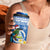 Personalized Nicaragua Christmas 4 in 1 Can Cooler Tumbler Turquoise-Browed Motmot With Coat Of Arms - Wonder Print Shop