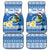 Personalized Nicaragua Christmas Car Mats Turquoise-Browed Motmot With Coat Of Arms - Wonder Print Shop