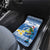Personalized Nicaragua Christmas Car Mats Turquoise-Browed Motmot With Coat Of Arms - Wonder Print Shop