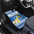 Personalized Nicaragua Christmas Car Mats Turquoise-Browed Motmot With Coat Of Arms - Wonder Print Shop
