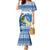 Personalized Nicaragua Christmas Family Matching Mermaid Dress and Hawaiian Shirt Turquoise-Browed Motmot With Coat Of Arms - Wonder Print Shop