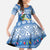 Personalized Nicaragua Christmas Family Matching Summer Maxi Dress and Hawaiian Shirt Turquoise-Browed Motmot With Coat Of Arms - Wonder Print Shop