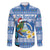 Personalized Nicaragua Christmas Family Matching Summer Maxi Dress and Hawaiian Shirt Turquoise-Browed Motmot With Coat Of Arms - Wonder Print Shop