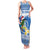 Personalized Nicaragua Christmas Family Matching Tank Maxi Dress and Hawaiian Shirt Turquoise-Browed Motmot With Coat Of Arms - Wonder Print Shop