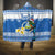Personalized Nicaragua Christmas Hooded Blanket Turquoise-Browed Motmot With Coat Of Arms