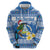 Personalized Nicaragua Christmas Hoodie Turquoise-Browed Motmot With Coat Of Arms - Wonder Print Shop