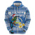 Personalized Nicaragua Christmas Hoodie Turquoise-Browed Motmot With Coat Of Arms - Wonder Print Shop
