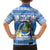 Personalized Nicaragua Christmas Kid Hawaiian Shirt Turquoise-Browed Motmot With Coat Of Arms - Wonder Print Shop