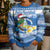 Personalized Nicaragua Christmas Kid Ugly Christmas Sweater Turquoise-Browed Motmot With Coat Of Arms - Wonder Print Shop
