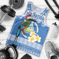 Personalized Nicaragua Christmas Men Tank Top Turquoise-Browed Motmot With Coat Of Arms - Wonder Print Shop