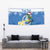 Personalized Nicaragua Christmas Tapestry Turquoise-Browed Motmot With Coat Of Arms - Wonder Print Shop