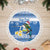 Personalized Nicaragua Christmas Tree Skirt Turquoise-Browed Motmot With Coat Of Arms - Wonder Print Shop
