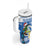 Personalized Nicaragua Christmas Tumbler With Handle Turquoise-Browed Motmot With Coat Of Arms - Wonder Print Shop