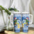 Personalized Nicaragua Christmas Tumbler With Handle Turquoise-Browed Motmot With Coat Of Arms - Wonder Print Shop
