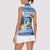 Personalized Nicaragua Christmas Women Sleeveless Polo Shirt Turquoise-Browed Motmot With Coat Of Arms - Wonder Print Shop