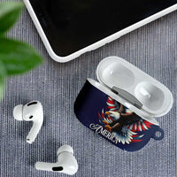 US Navy 250th Anniversary AirPods Case Proudly Served Veteran - Wonder Print Shop