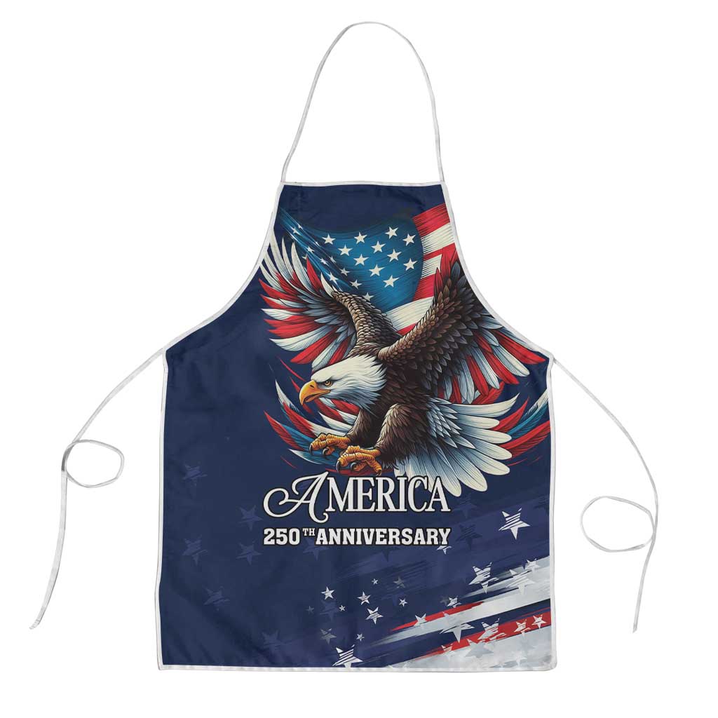 US Navy 250th Anniversary Apron Proudly Served Veteran - Wonder Print Shop