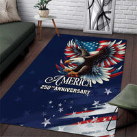 US Navy 250th Anniversary Area Rug Proudly Served Veteran - Wonder Print Shop