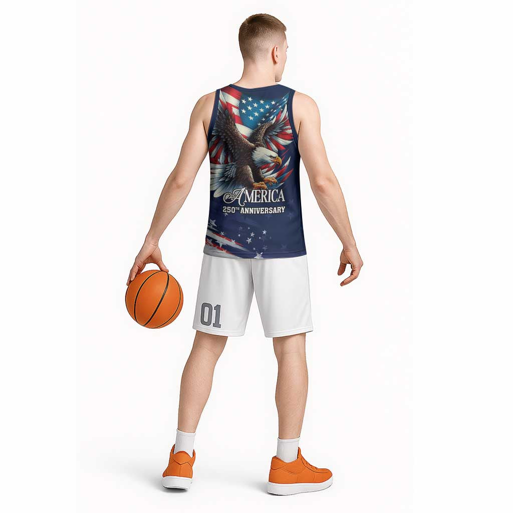 US Navy 250th Anniversary Basketball Jersey Proudly Served Veteran - Wonder Print Shop