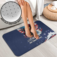 US Navy 250th Anniversary Bathroom Set Proudly Served Veteran - Wonder Print Shop