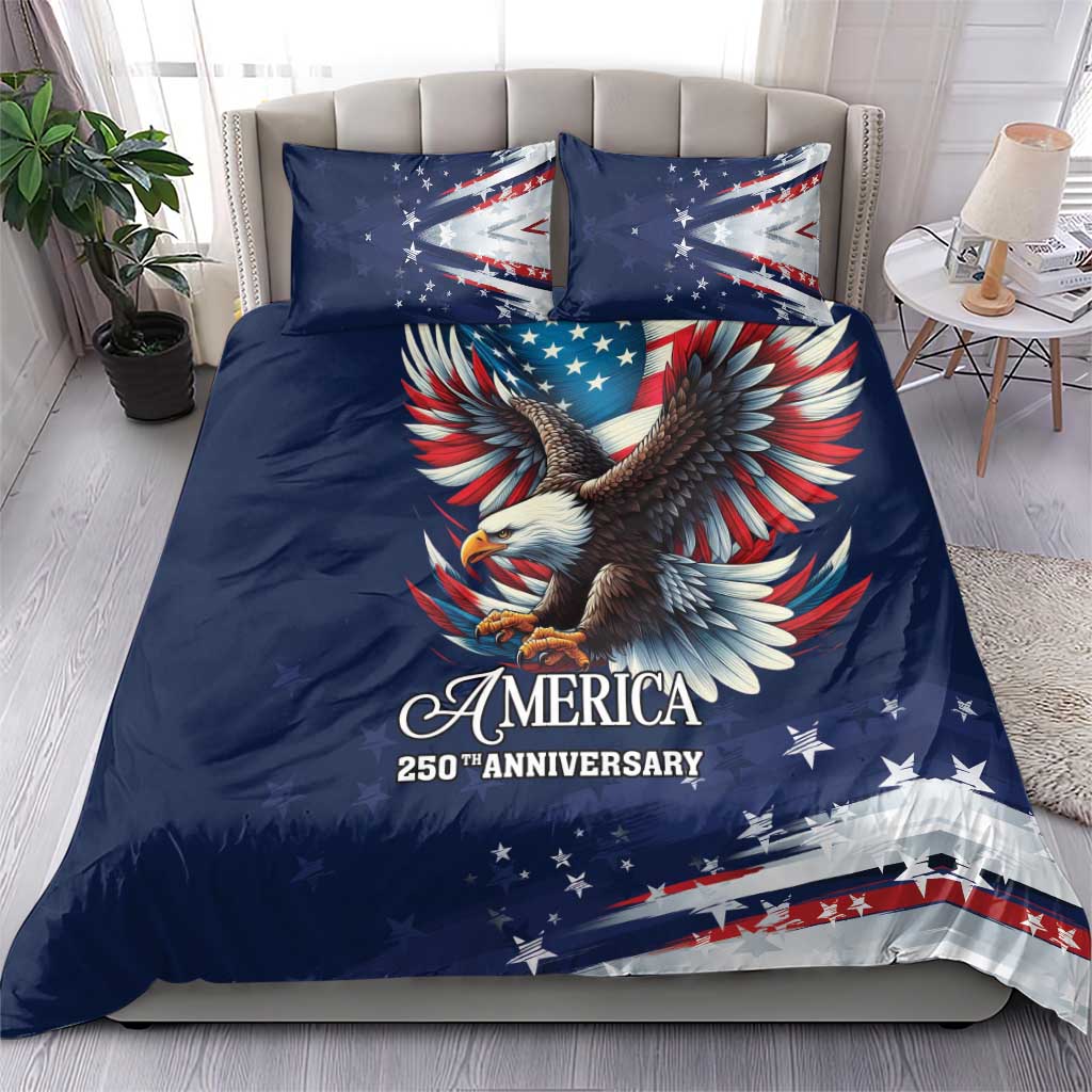 US Navy 250th Anniversary Bedding Set Proudly Served Veteran - Wonder Print Shop