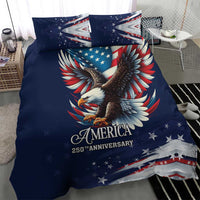 US Navy 250th Anniversary Bedding Set Proudly Served Veteran - Wonder Print Shop