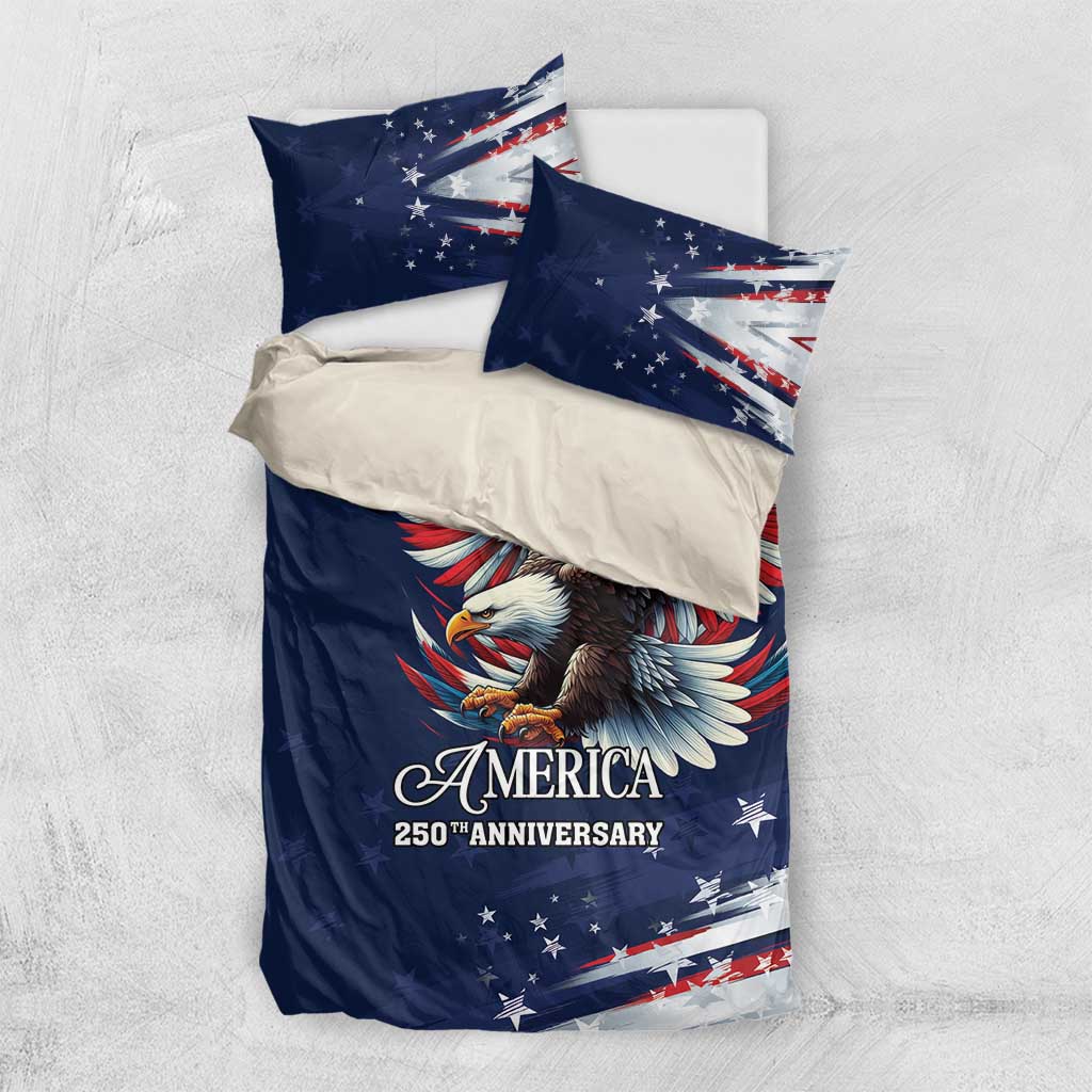 US Navy 250th Anniversary Bedding Set Proudly Served Veteran - Wonder Print Shop