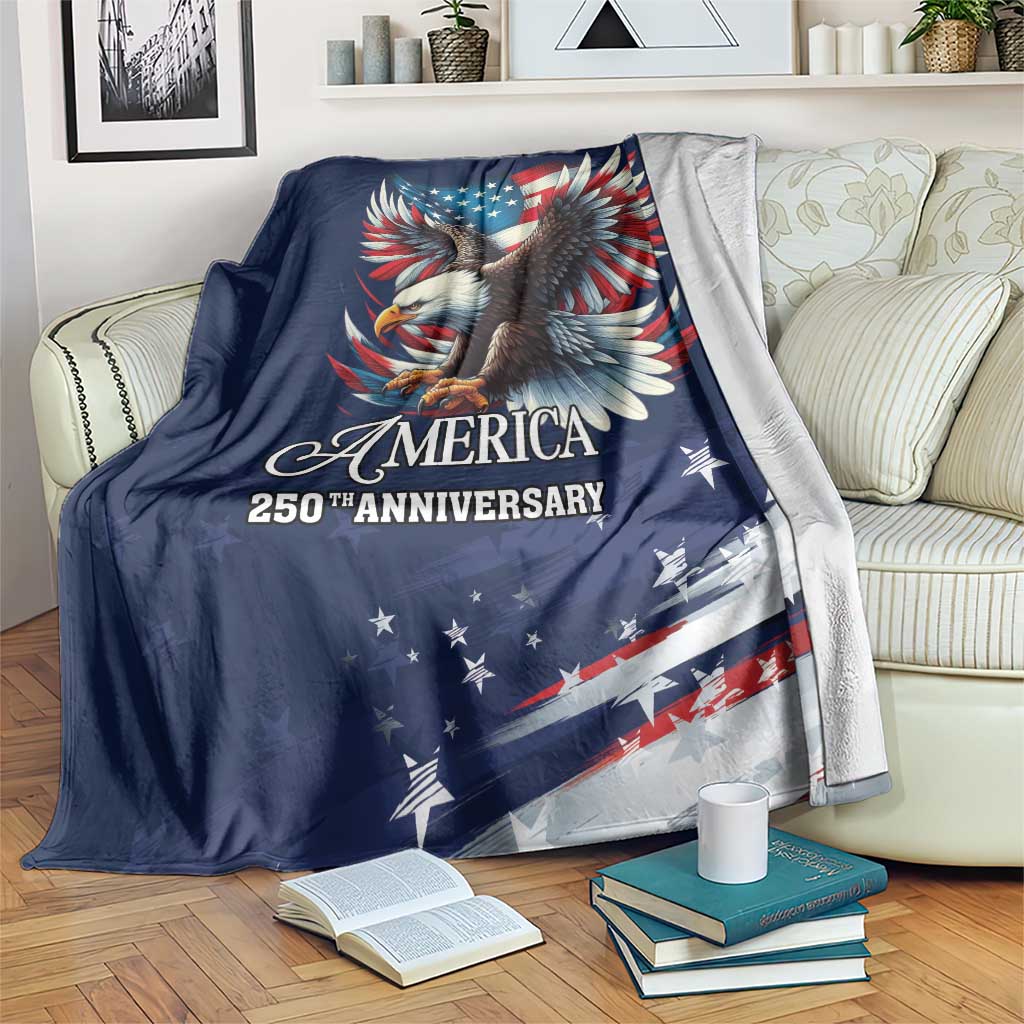 US Navy 250th Anniversary Blanket Proudly Served Veteran - Wonder Print Shop