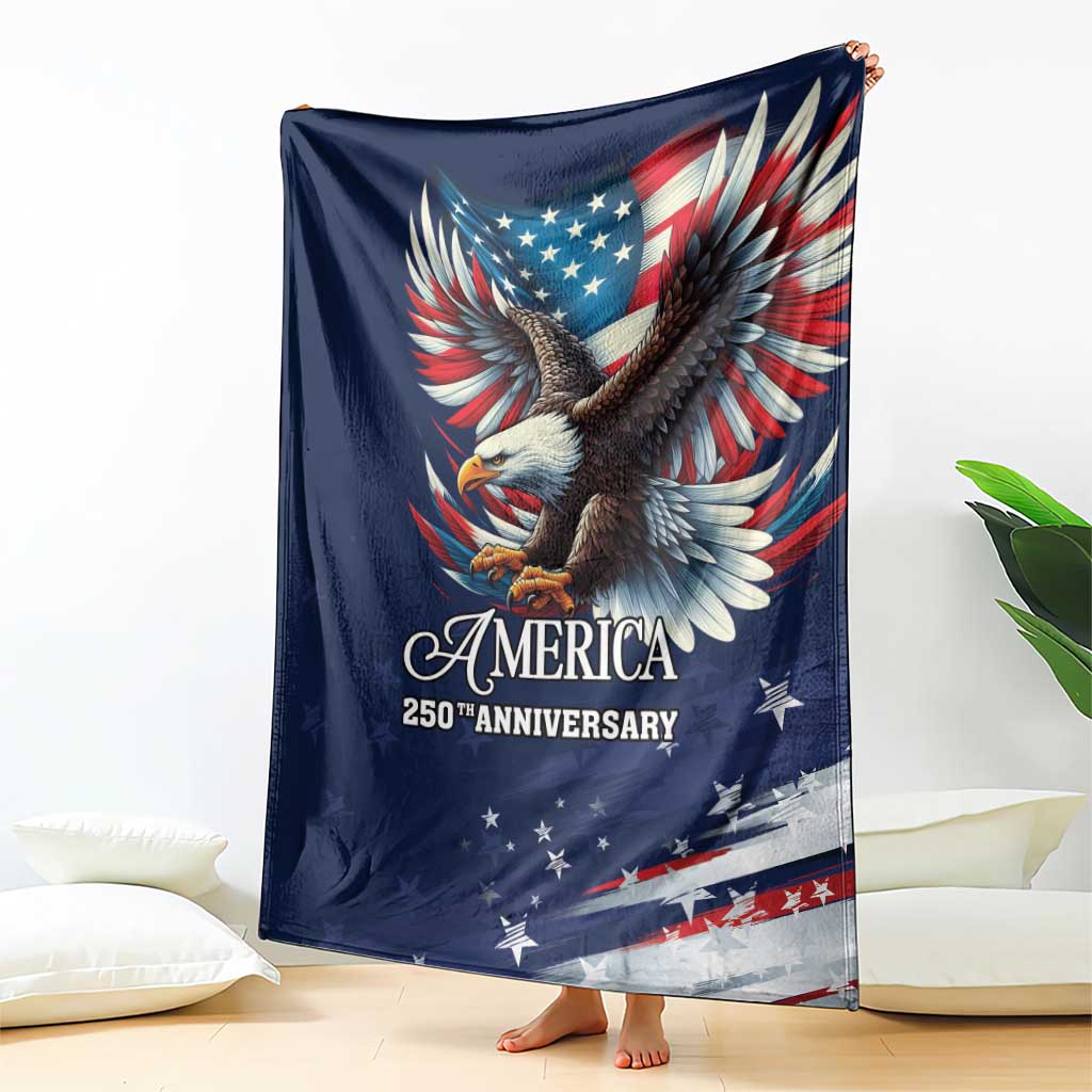 US Navy 250th Anniversary Blanket Proudly Served Veteran - Wonder Print Shop