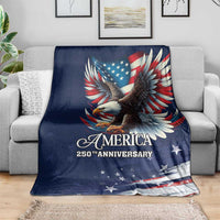 US Navy 250th Anniversary Blanket Proudly Served Veteran - Wonder Print Shop