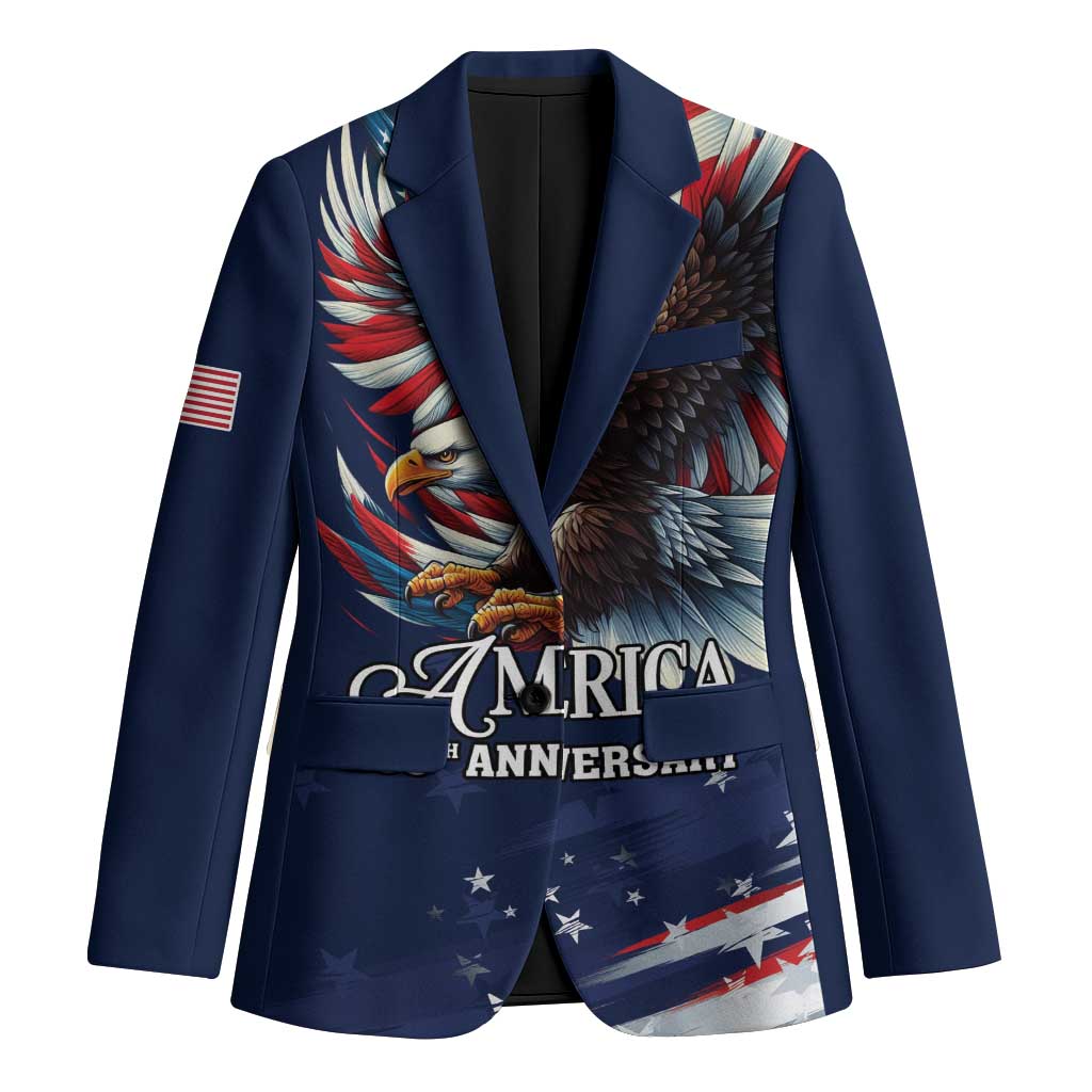 US Navy 250th Anniversary Blazer Proudly Served Veteran - Wonder Print Shop