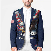US Navy 250th Anniversary Blazer Proudly Served Veteran - Wonder Print Shop
