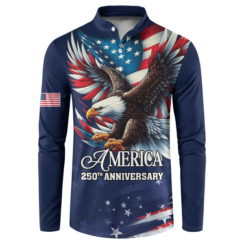 US Navy 250th Anniversary Button Sweatshirt Proudly Served Veteran - Wonder Print Shop