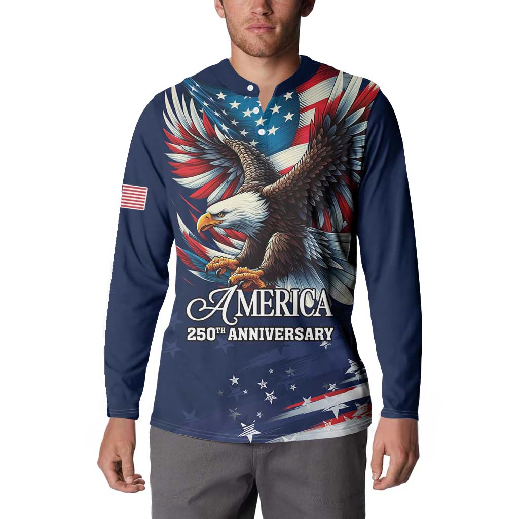 US Navy 250th Anniversary Button Sweatshirt Proudly Served Veteran - Wonder Print Shop