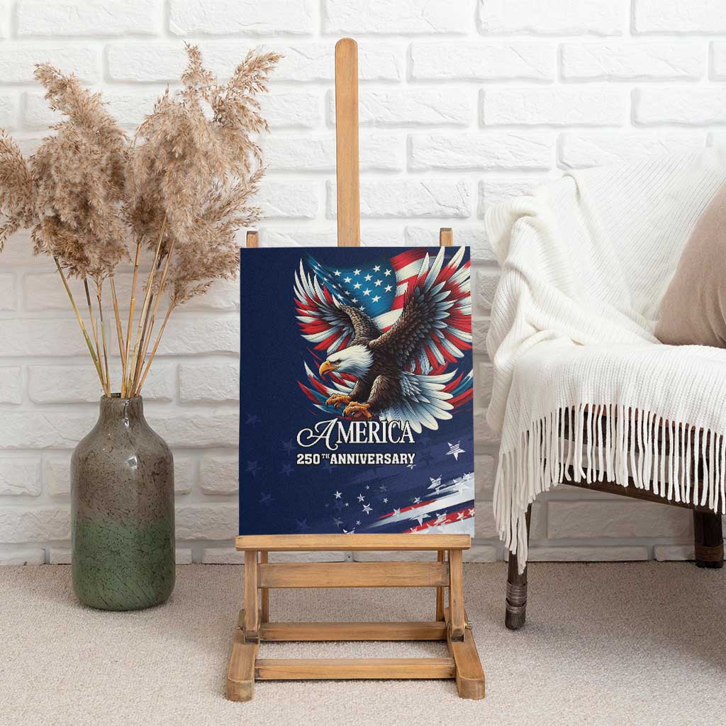 US Navy 250th Anniversary Canvas Wall Art Proudly Served Veteran - Wonder Print Shop