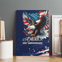 US Navy 250th Anniversary Canvas Wall Art Proudly Served Veteran - Wonder Print Shop