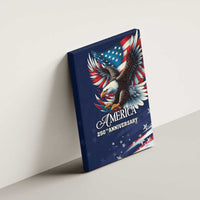 US Navy 250th Anniversary Canvas Wall Art Proudly Served Veteran - Wonder Print Shop