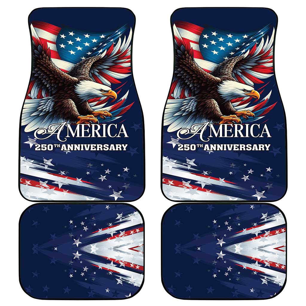 US Navy 250th Anniversary Car Mats Proudly Served Veteran - Wonder Print Shop