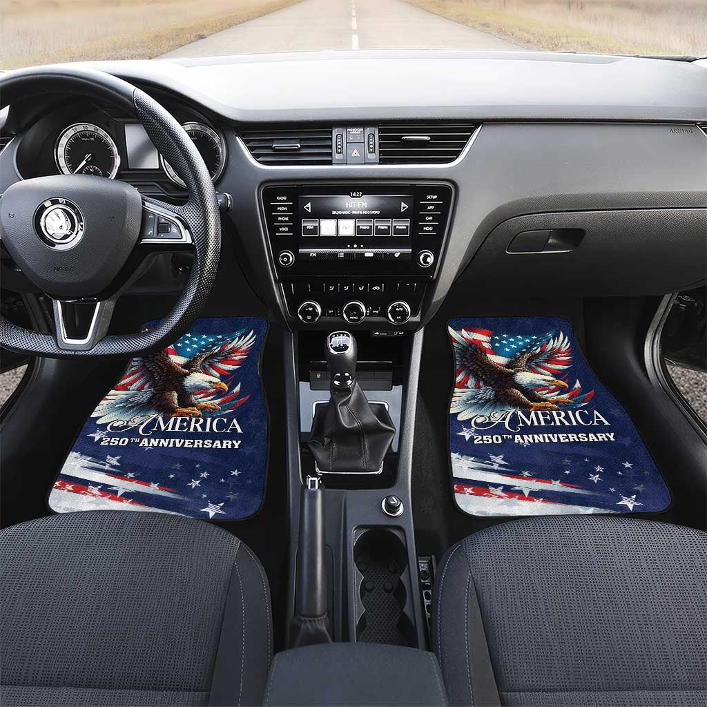 US Navy 250th Anniversary Car Mats Proudly Served Veteran - Wonder Print Shop