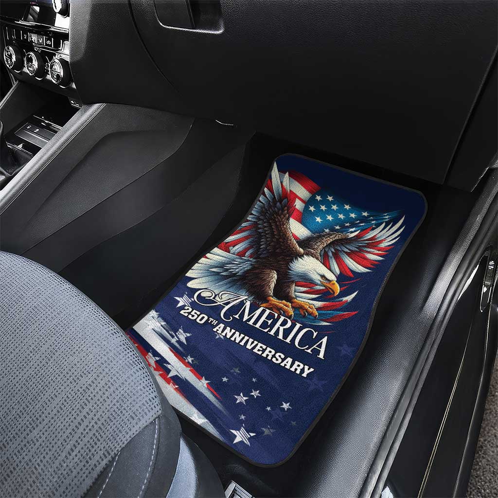 US Navy 250th Anniversary Car Mats Proudly Served Veteran - Wonder Print Shop