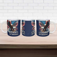 US Navy 250th Anniversary Ceramic Mug Proudly Served Veteran - Wonder Print Shop