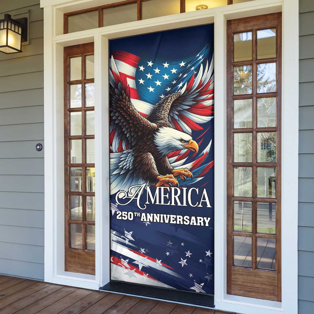 US Navy 250th Anniversary Door Cover Proudly Served Veteran - Wonder Print Shop