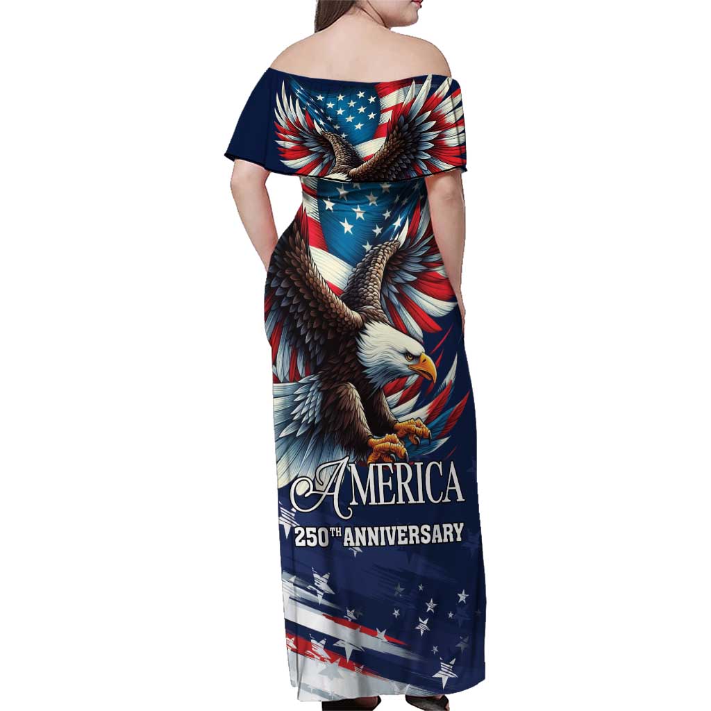 US Navy 250th Anniversary Family Matching Off Shoulder Maxi Dress and Hawaiian Shirt Proudly Served Veteran - Wonder Print Shop