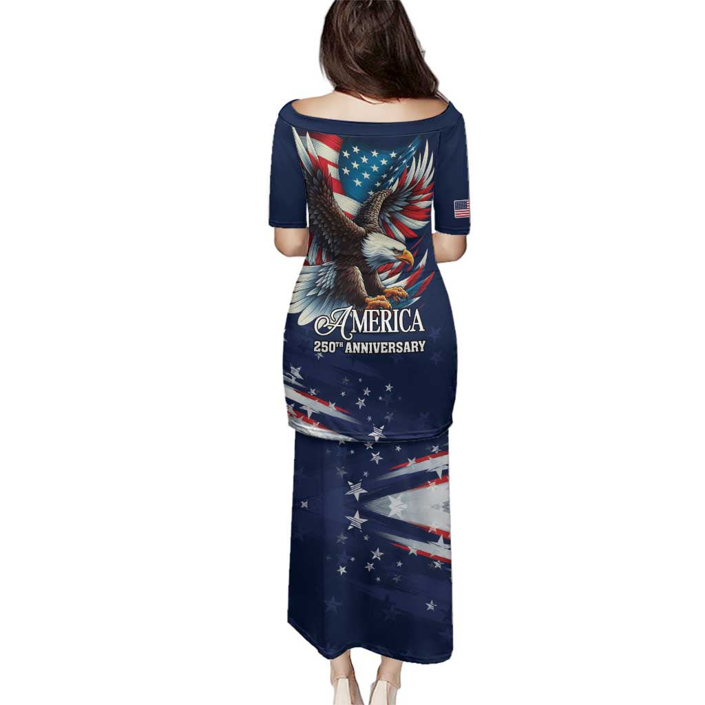 US Navy 250th Anniversary Family Matching Puletasi and Hawaiian Shirt Proudly Served Veteran - Wonder Print Shop