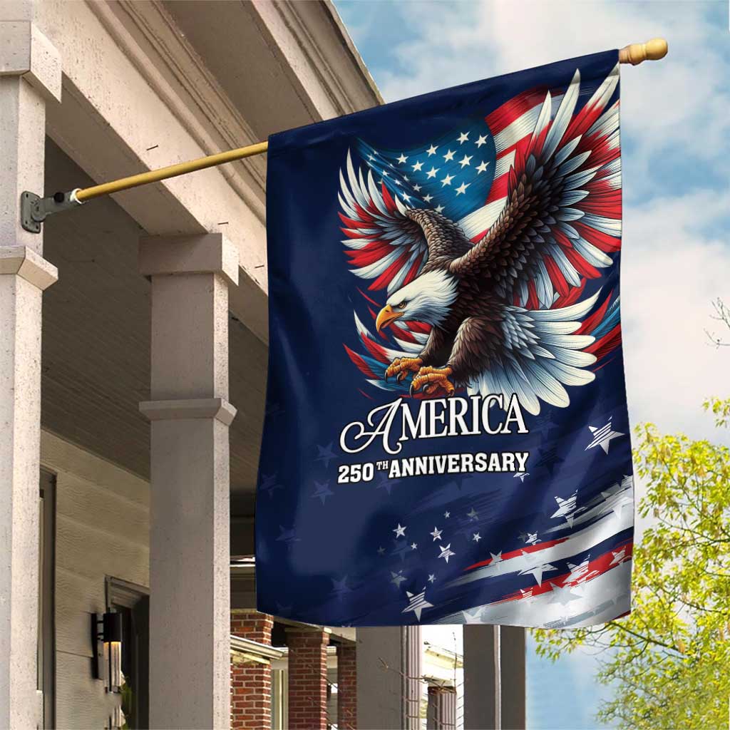 US Navy 250th Anniversary Garden Flag Proudly Served Veteran - Wonder Print Shop