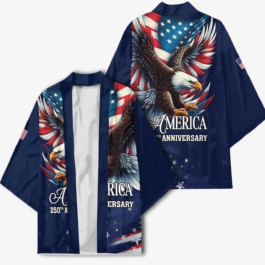 US Navy 250th Anniversary Kimono Proudly Served Veteran - Wonder Print Shop