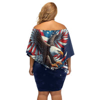 US Navy 250th Anniversary Off Shoulder Short Dress Proudly Served Veteran - Wonder Print Shop