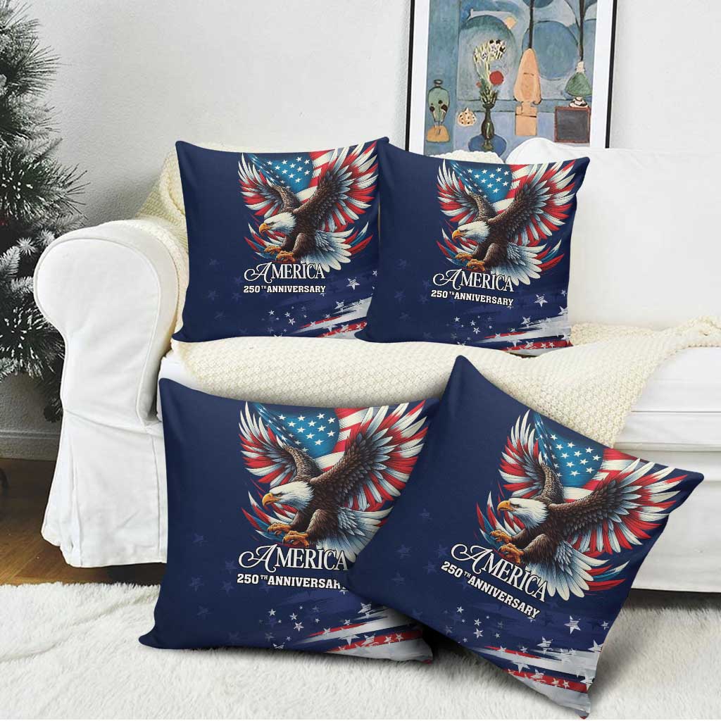 US Navy 250th Anniversary Pillow Cover Proudly Served Veteran - Wonder Print Shop