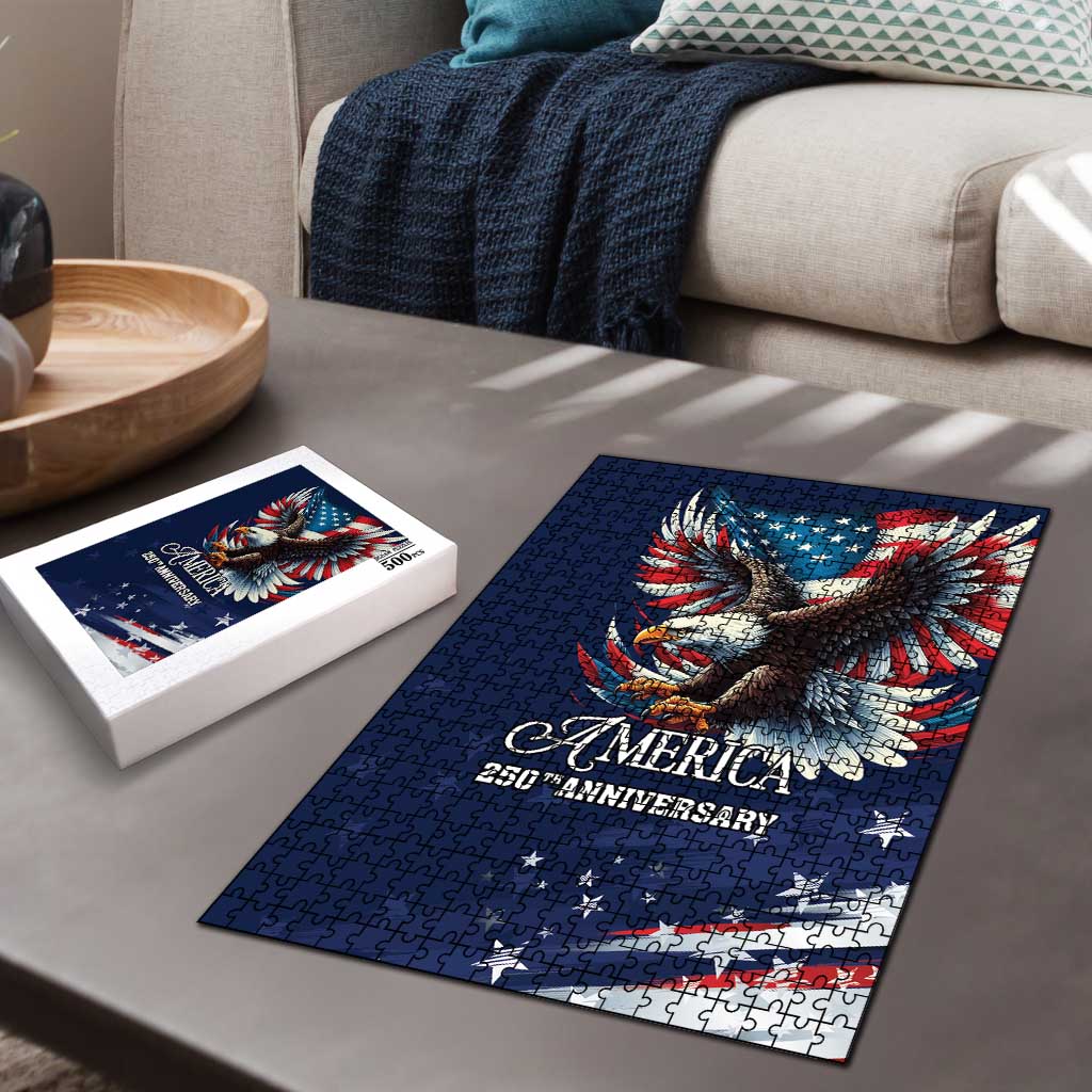 US Navy 250th Anniversary Puzzle Proudly Served Veteran - Wonder Print Shop